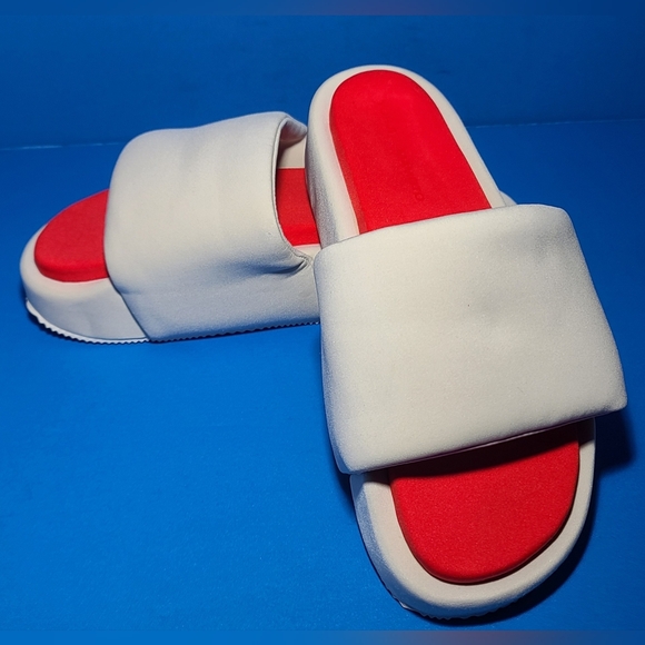Adidas Y-3 By Yohji Yamamoto Men\'s Neoprene Beige Platform Sandals Size 10 US